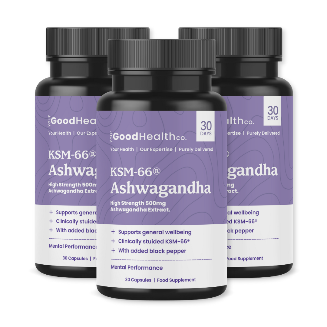 3 Pack Ashwagandha KSM-66