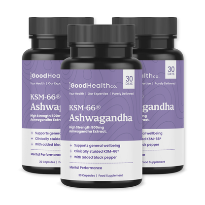 3 Pack Ashwagandha KSM-66