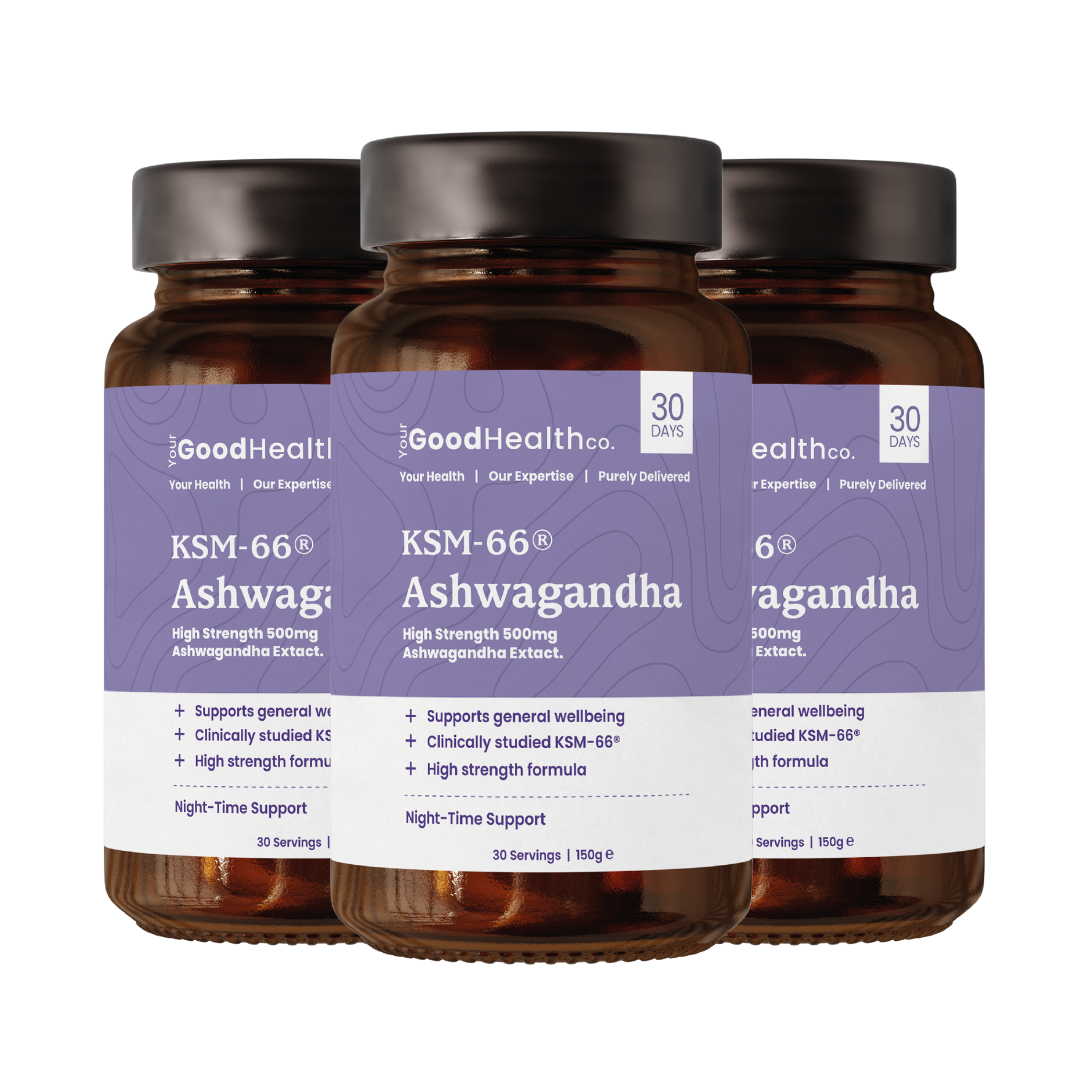 3 Pack Ashwagandha KSM-66